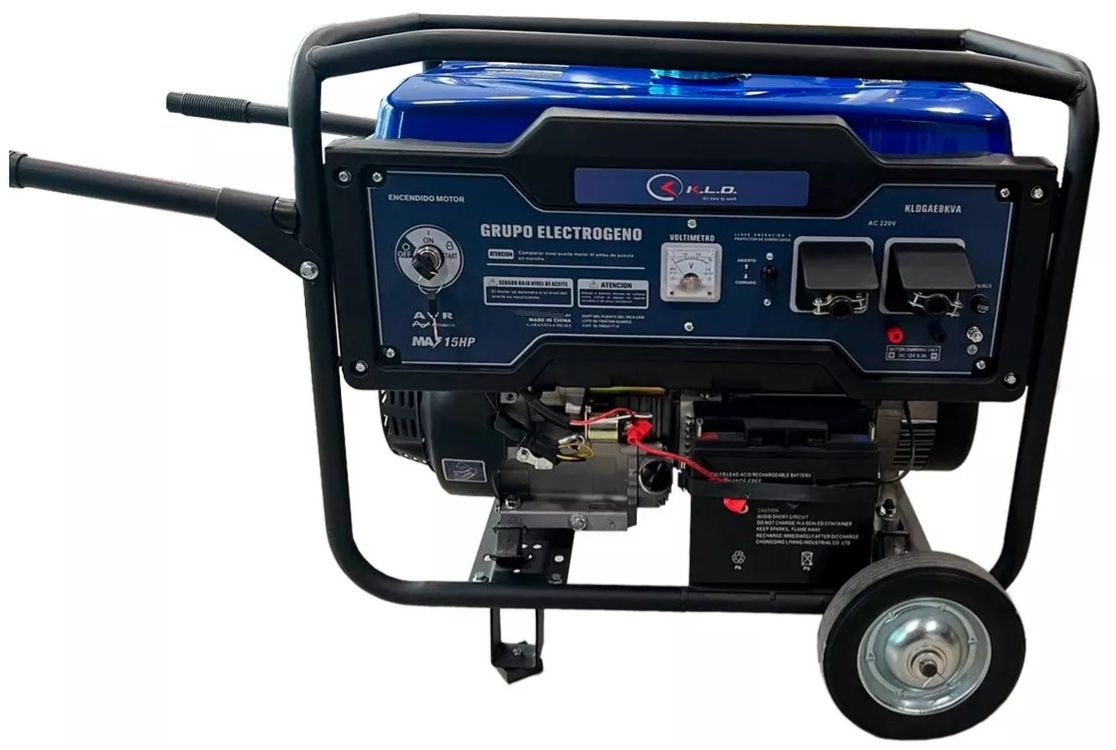 Generador KLD 8 KVA-6500W Naftero Monofásico Arranque Eléctrico - Imagen 2