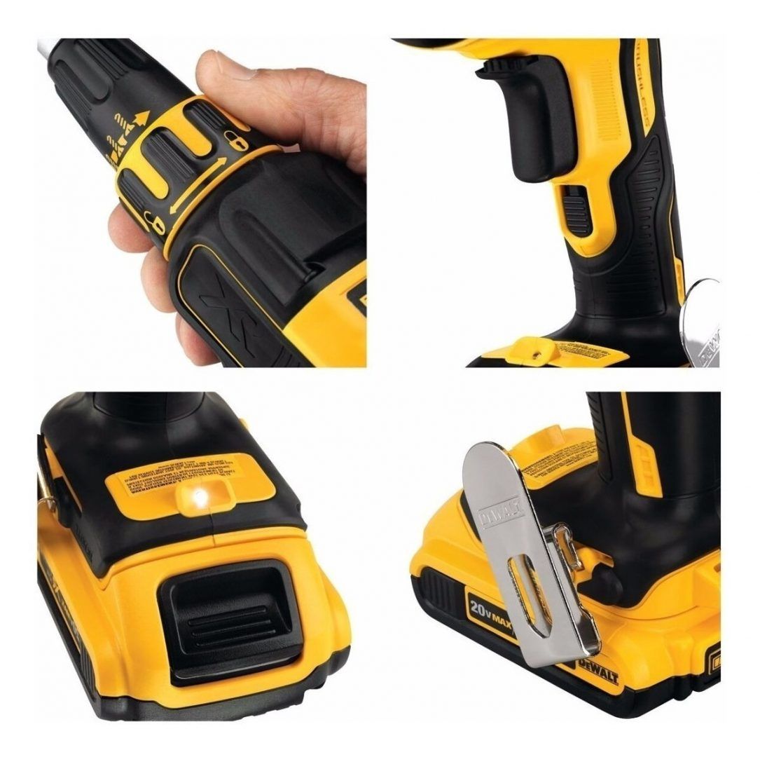 Atornillador Inalámbrico DEWALT DCF620D2 20 V Durlock Sin Carbones - Imagen 5