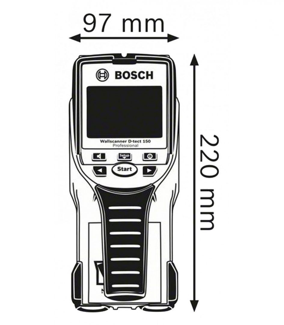 Detector De Metales Scanner Multimaterial BOSCH D-Tect 150 - Imagen 3
