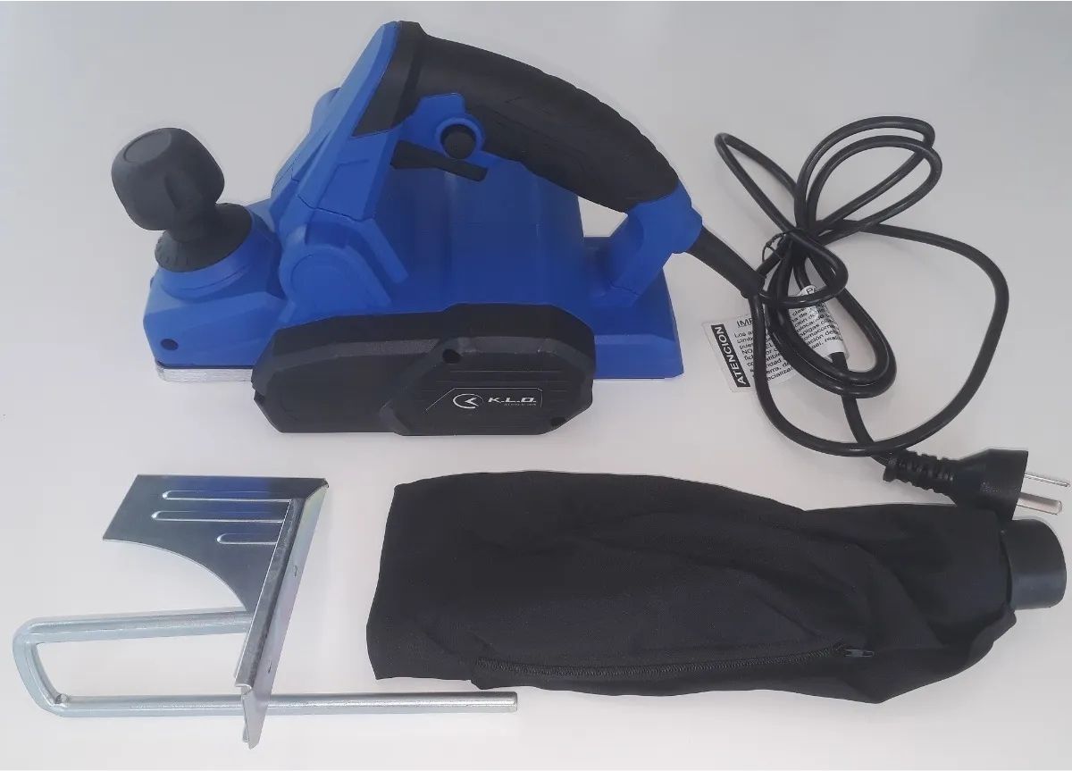 Cepillo Eléctrico Garlopa KLD 800 W 82x2mm con Guía y Bolsa - Imagen 3