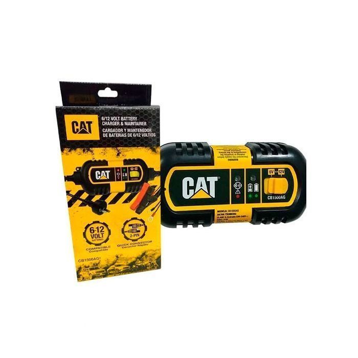 Cargador/Mantenedor de Batería Auto Moto CAT 6-12 V Inteligente - Imagen 3