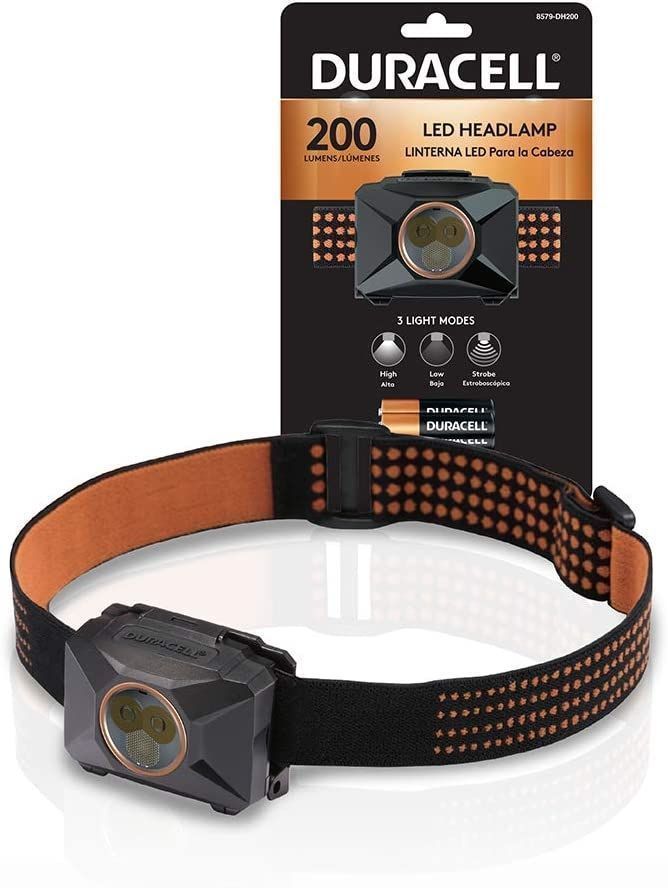 Linterna de Cabeza/Minero DURACELL 200 Lumens DH200 - Imagen 2