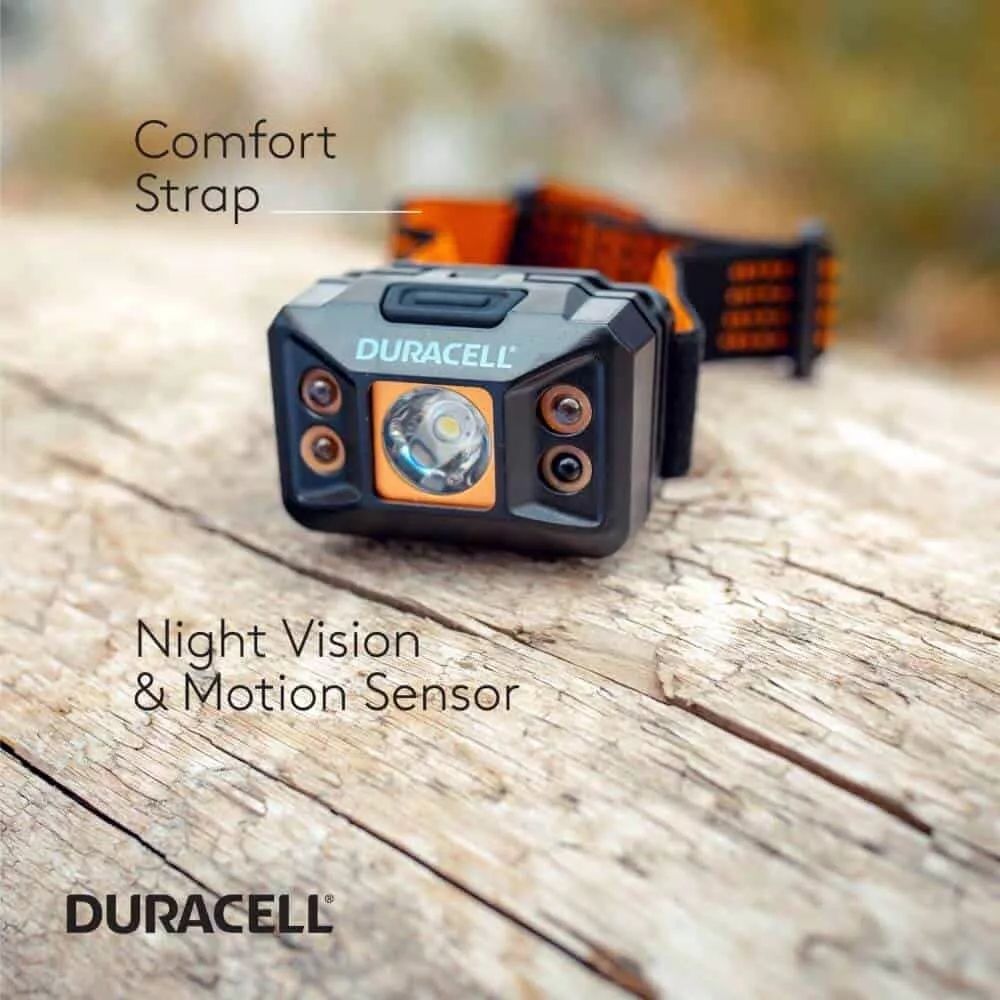 Linterna de Cabeza/Minero DURACELL 250 Lumens Activada por Movimiento - Imagen 8