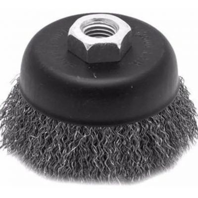 Cepillo Copa Rizado BLACK + DECKER p/Amoladora M14 100 mm.