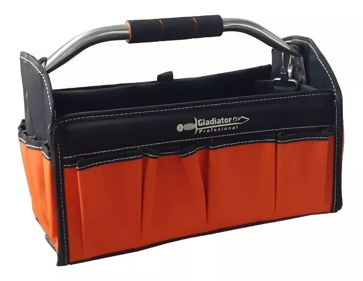 Bolso Porta Herramientas Abierto GLADIATOR BTA820 Reforzado 20 L