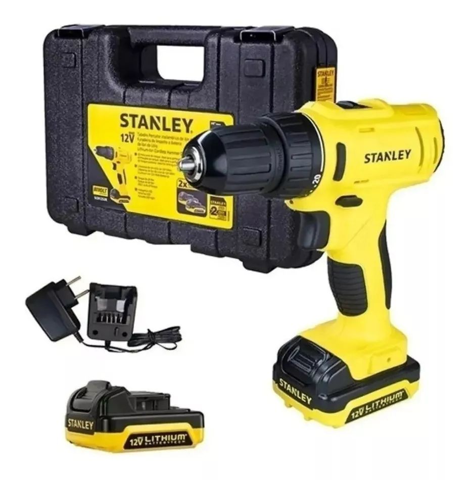 Taladro Atornillador STANLEY SCH121S2K Percutor 12 V