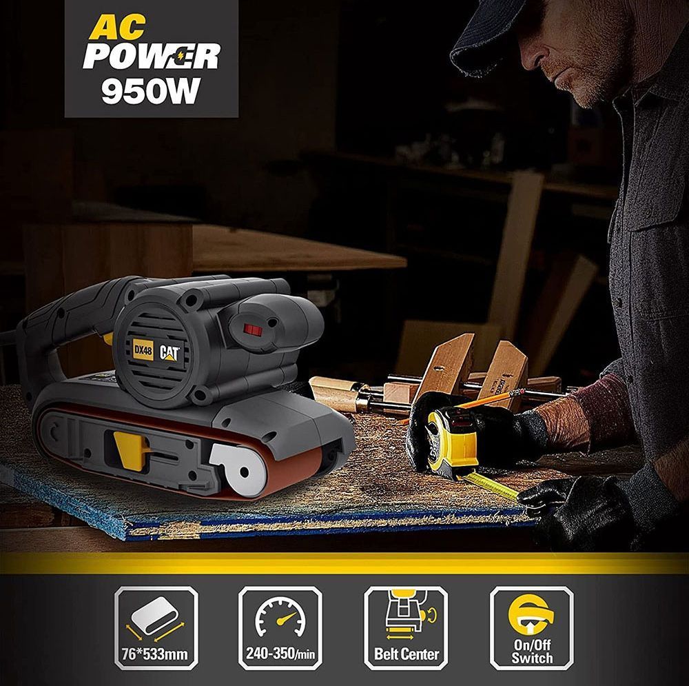 Lijadora De Banda CAT DX48 950w Velocidad Variable - Imagen 7