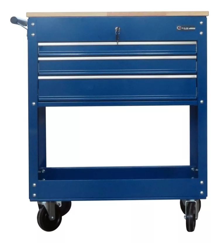 Carro Gabinete Rodante Porta Herramientas 3 Cajones KLD - Imagen 4