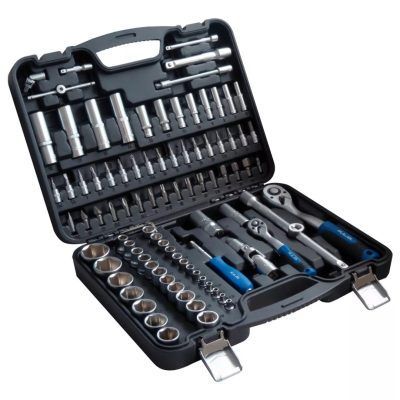 Juego de Tubos Puntas Llave Crique 1/4" y 1/2" KLD - 94 Pzs
