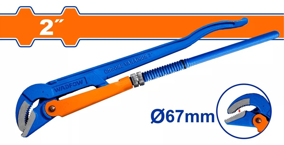 Llave para Caño WADFOW Tipo Sueca 2 Pulgadas - Imagen 2