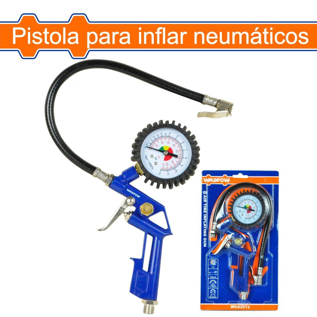 Pistola Para Inflar Neumáticos 12 Bar WADFOW