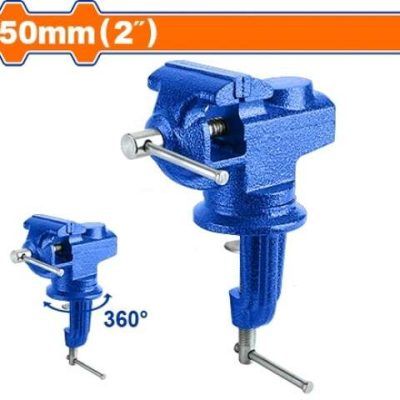 Morsa de Mesa-Banco WADFOW Base Giratoria 50 mm