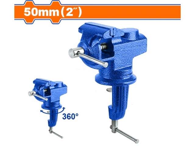 Morsa de Mesa-Banco WADFOW Base Giratoria 50 mm