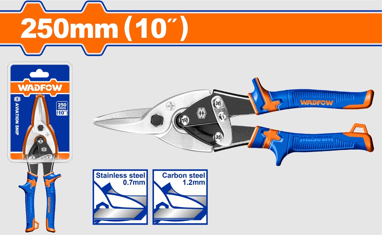 Tijera para Cortar Chapa 250 mm. WADFOW