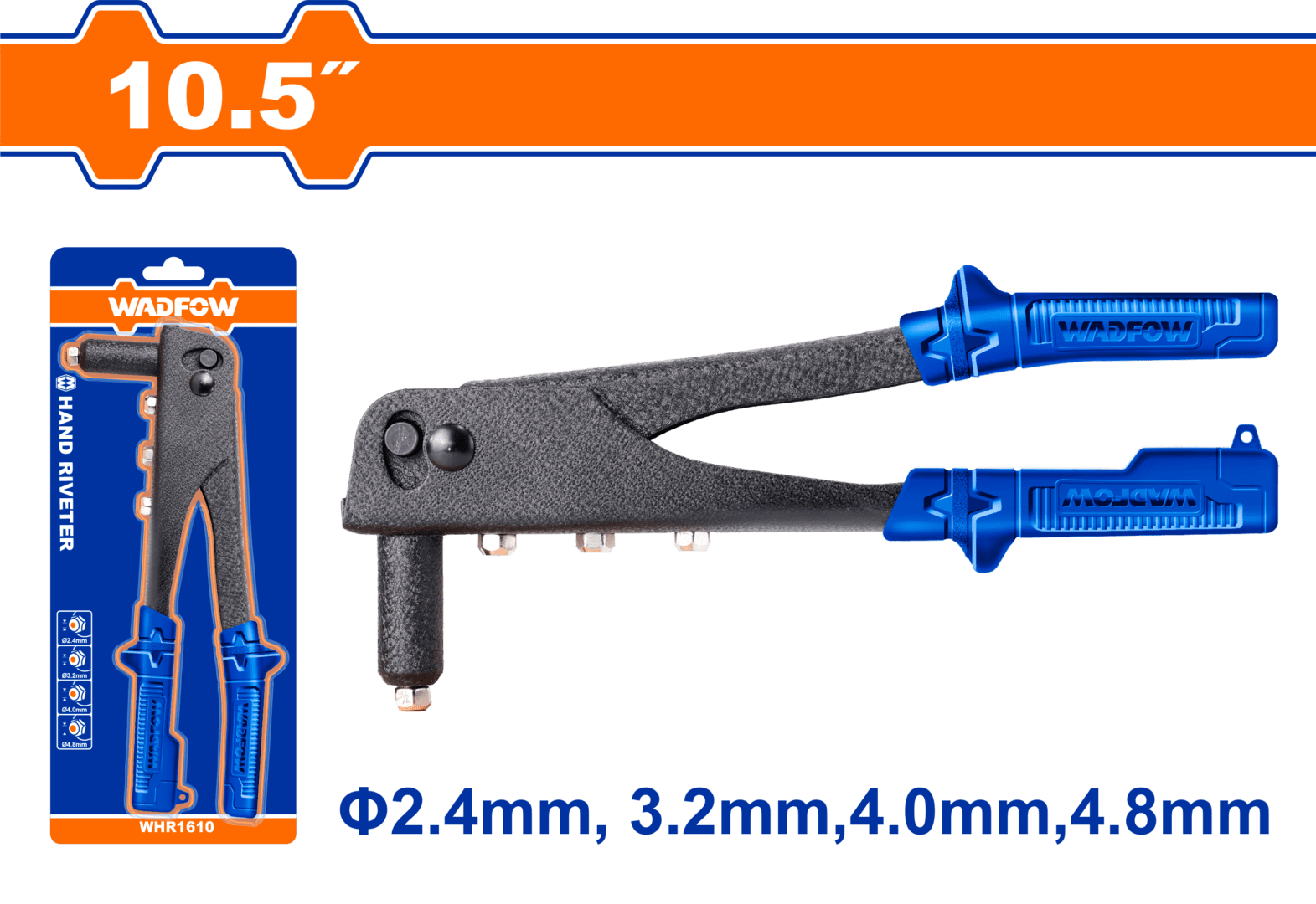 Remachadora manual WADFOW 10,5"