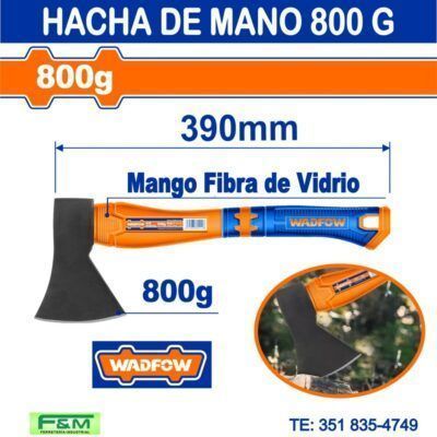 Hacha de Mano 800 G WADFOW