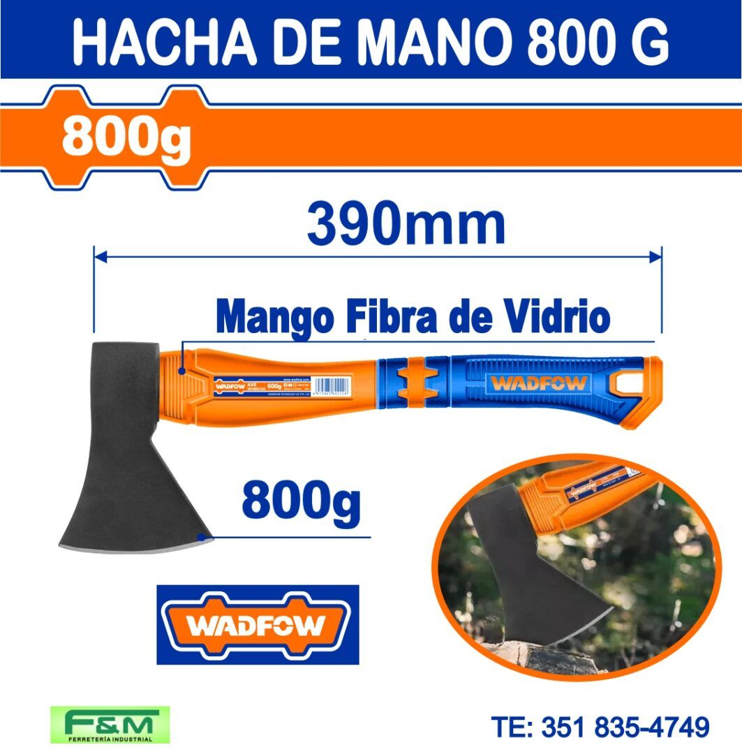 Hacha de Mano 800 G WADFOW