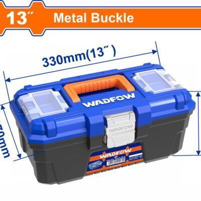 Caja para Herramientas Plástica WADFOW 13" Broche Metálico