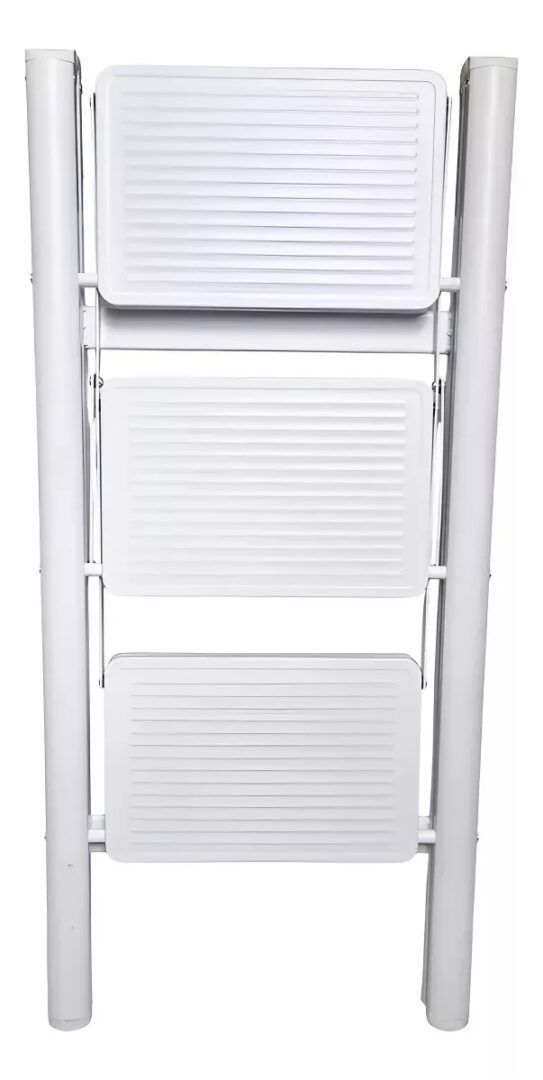 Escalera de Acero 3 Escalones KLD1759 Color Blanco - Imagen 3