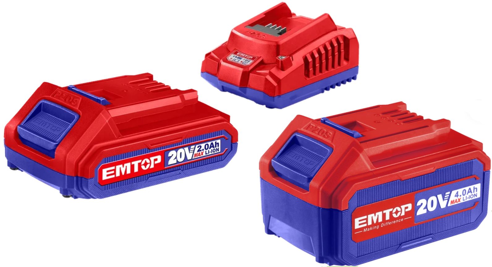 Combo EMTOP Amoladora Inalámbrica + Taladro Inalámbrico 20V Brushless - Imagen 5