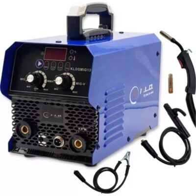 Soldadora Inverter Mig Tig Mma KLD 130 A p/Alambre Flux y Electrodo
