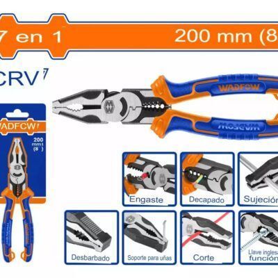 Alicate Combinado Multifunción 8" WADFOW 7 en 1