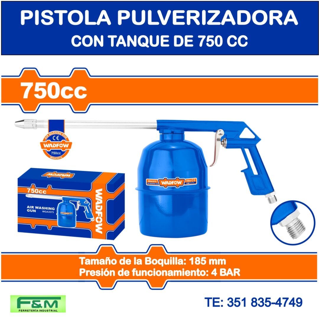 Pistola De Lavado Pulverizador con Tanque WADFOW - Imagen 2