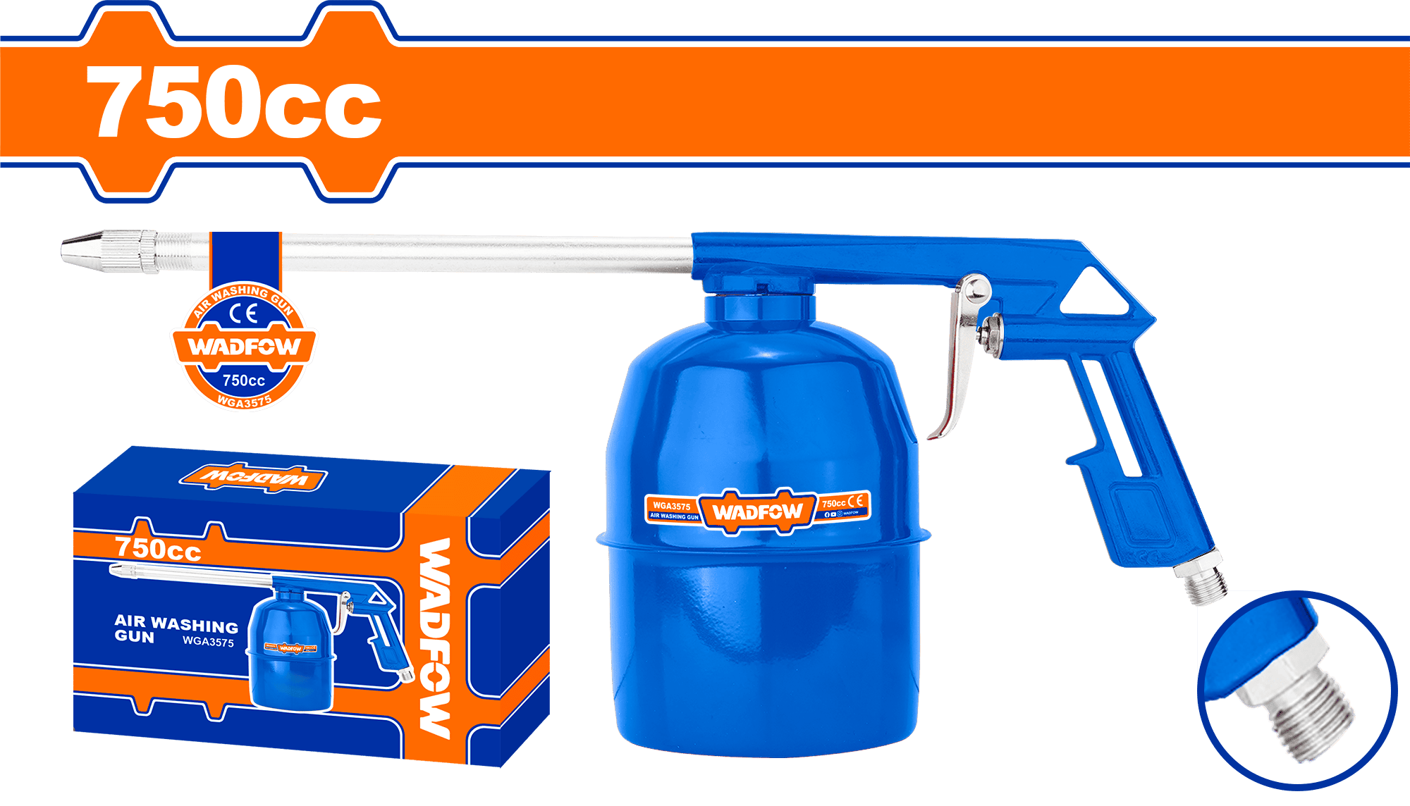 Pistola De Lavado Pulverizador con Tanque WADFOW