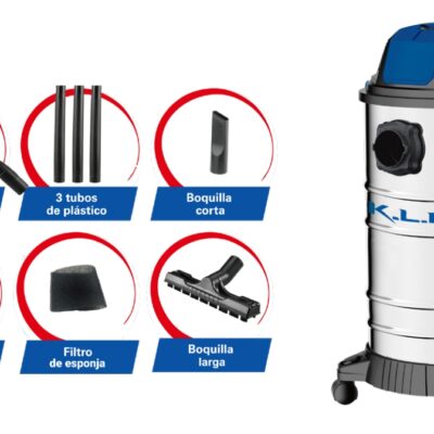 Aspiradora Seco / Húmedo KLD con Función Soplado 40 L 1300W