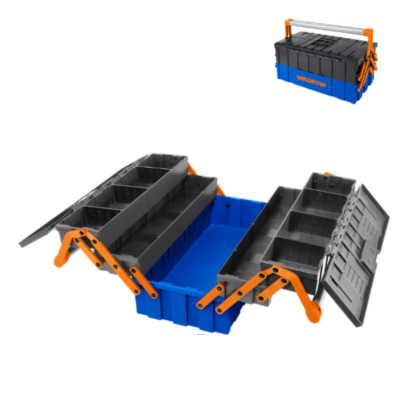 Caja para Herramientas Plástica WADFOW 5 Bandejas Asa de Acero - Imagen 2