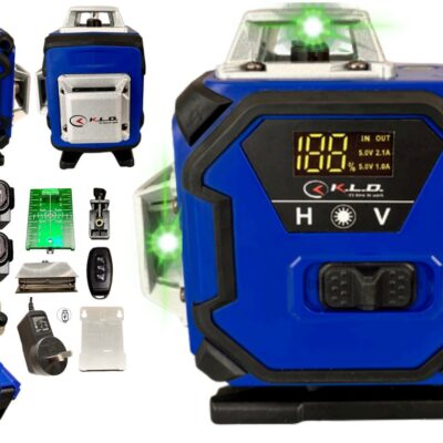 Nivel Láser Autonivelante 360 Grados 6 Líneas Verdes KLD