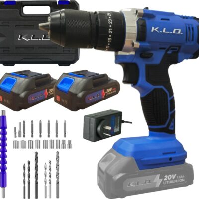 Taladro Atornillador Percutor KLD 20 V + Accesorios
