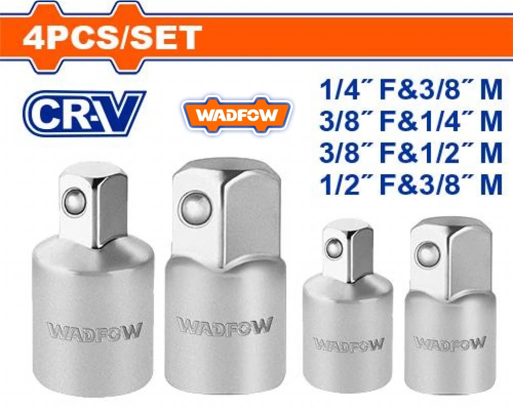 Juego de 4 Adaptadores de Tubos WADFOW WST9604 - Imagen 2