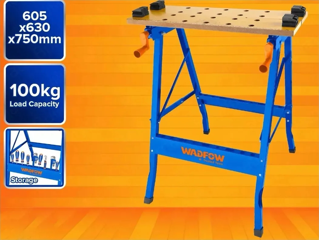 Mesa De Trabajo Plegable WADFOW 60x63x75cm 100kg - Imagen 2