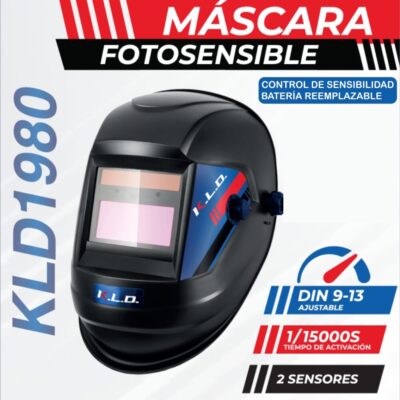 Máscara para Soldar Fotosensible KLD