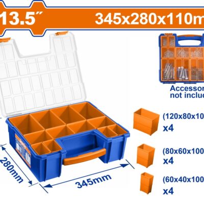 Organizador Plástico WADFOW 13.5" 12 Compartimientos Profundos