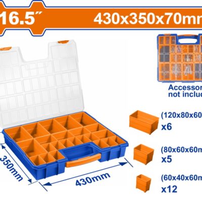 Organizador Plástico WADFOW 16.5" 23 Compartimientos