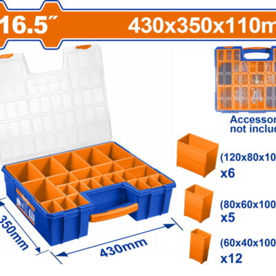 Organizador Plástico WADFOW 16.5" 23 Compartimientos Profundos